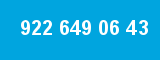 922 649 06 43 922 649 06 43